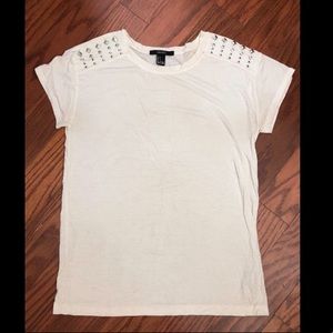 Forever 21 white top.